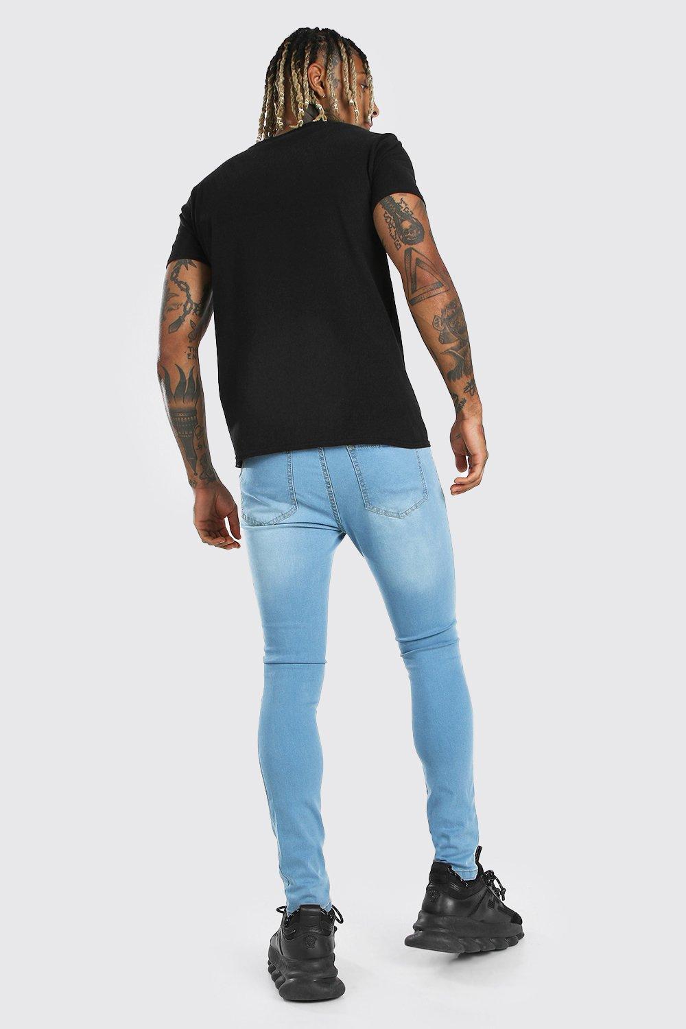 Jeans with hot sale knee slits